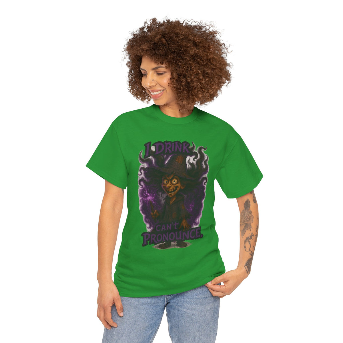 I Drink Coffee I Can't Pronounce T-Shirt | Witchy Coffee, Halloween Vibe