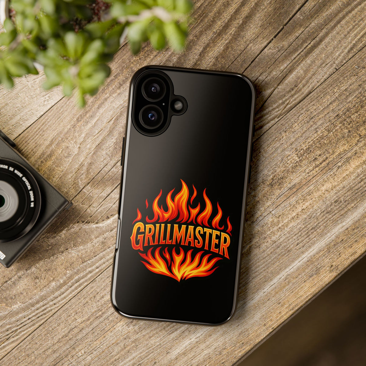 Grillmaster Phone Case — Flame Logo Protective iPhone Cover