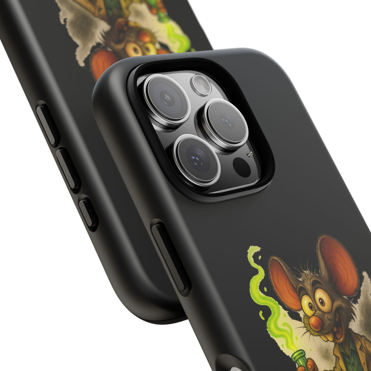 Phone Case — Funny Cartoon Rat "Oops That Wasn't Cheese" Protective Cover