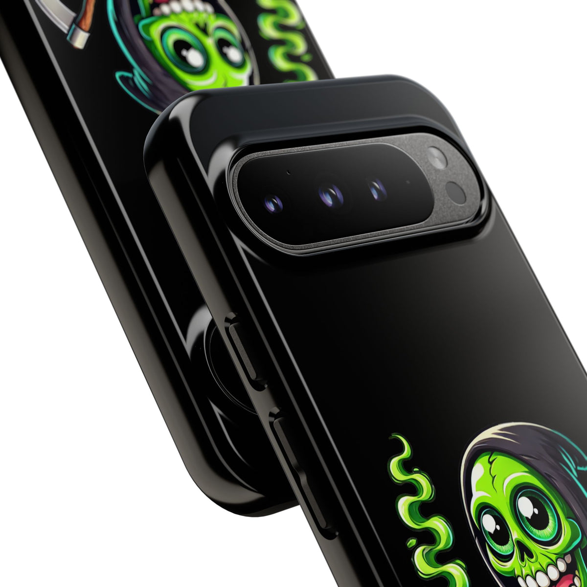 Grinning Green Reaper Phone Case