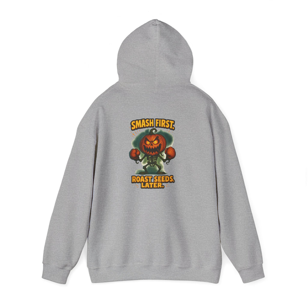 Pumpkin Punch Hoodie — "Smash First, Roast Seeds Later" Halloween Sweatshirt