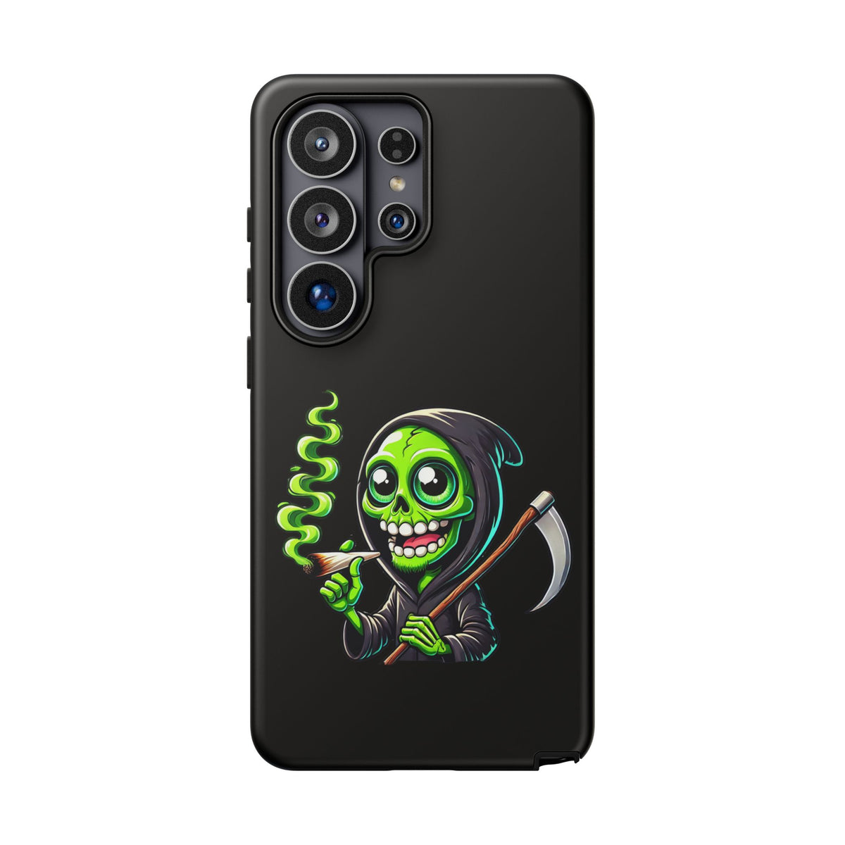 Grinning Green Reaper Phone Case