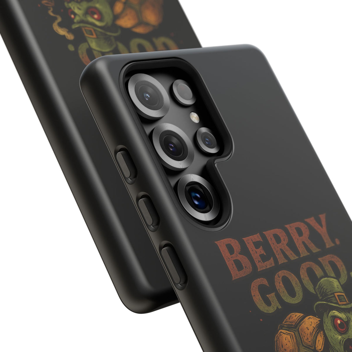 Phone Case — 'Berry Good' Zombie Turtle Graphic Tough Protective Case