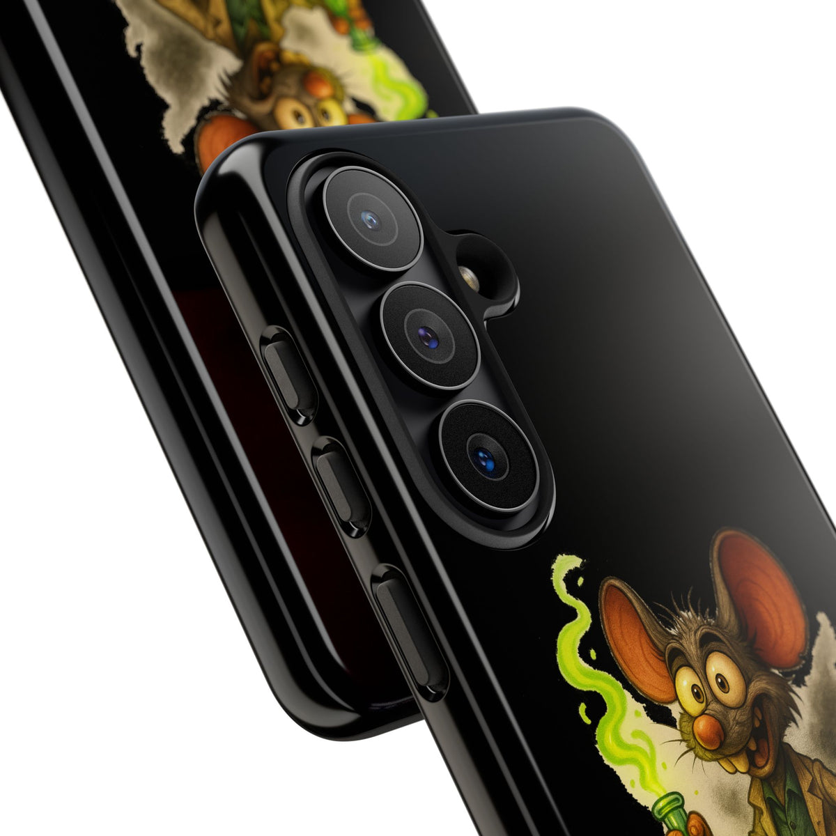 Phone Case — Funny Cartoon Rat "Oops That Wasn't Cheese" Protective Cover