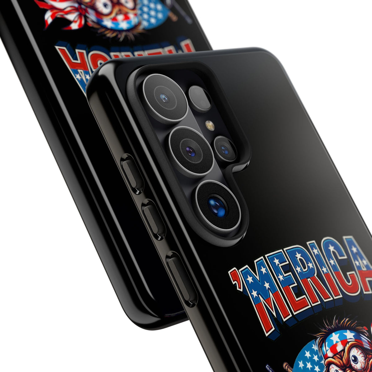 'MERICA Patriotic Phone Case — American Flag Madman Design