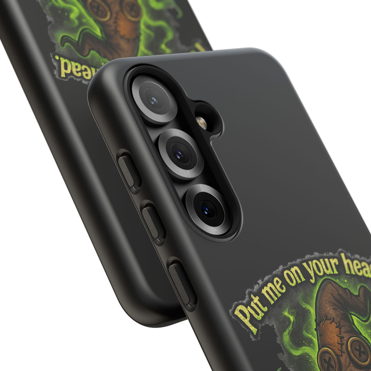 Phone Case — 'Put Me On Your Head, I Double Dare You' Witch Hat Horror Design