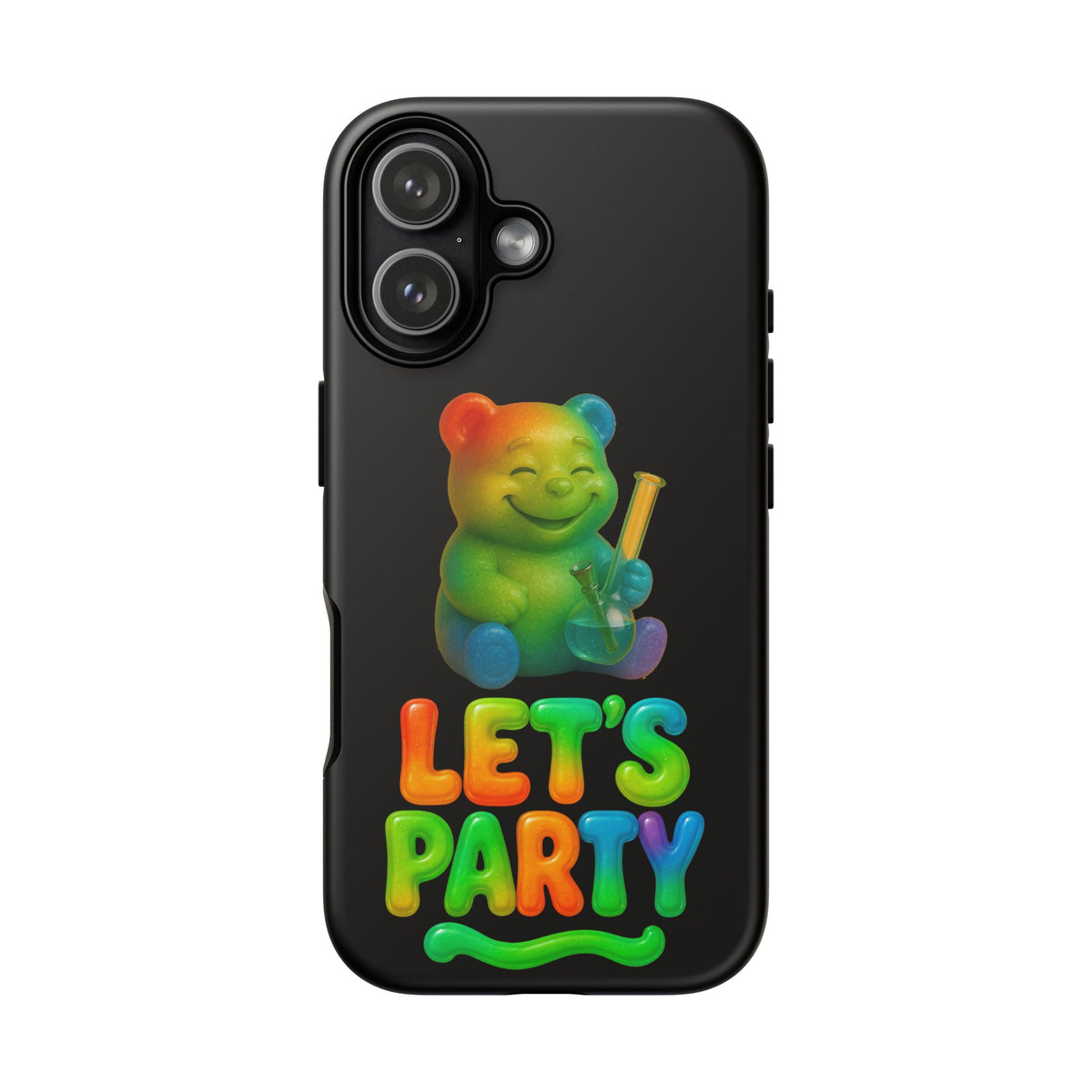 Let's Party Rainbow Bear Phone Case