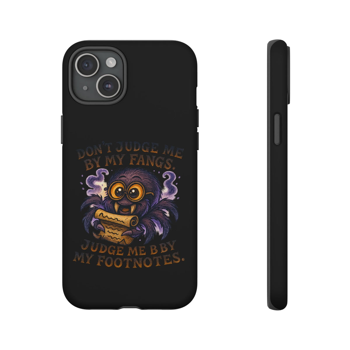 Phone Case — Fiery One-Eyed Demon with "I See Your Soul... And It's Disappointing"