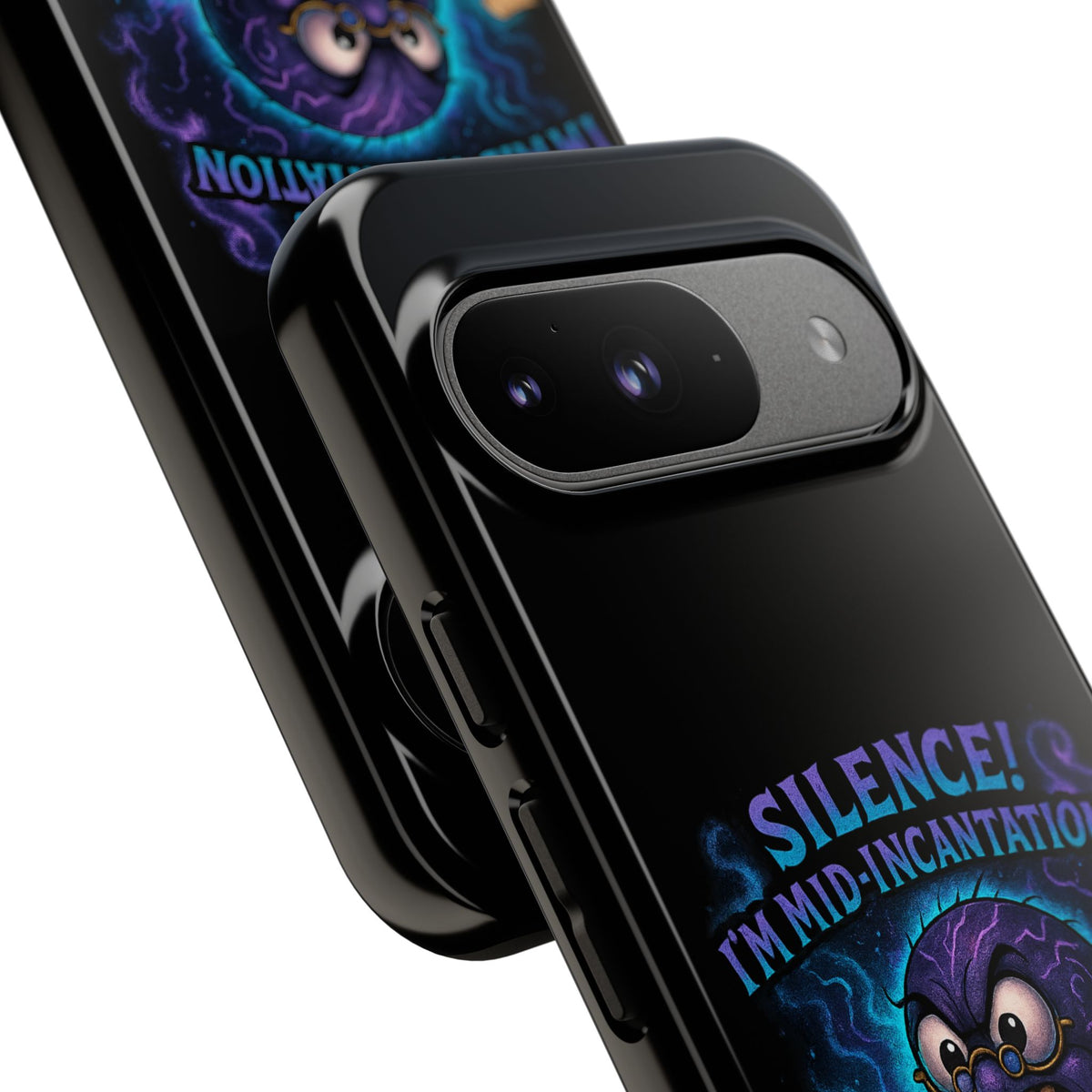 Phone Case — "Silence! I'm Mid-Incantation" Cute Angry Spider Magic Design