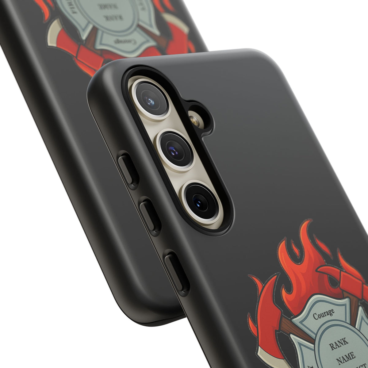 Firefighter Maltese Cross Phone Case — Custom Rank/Name/District Design