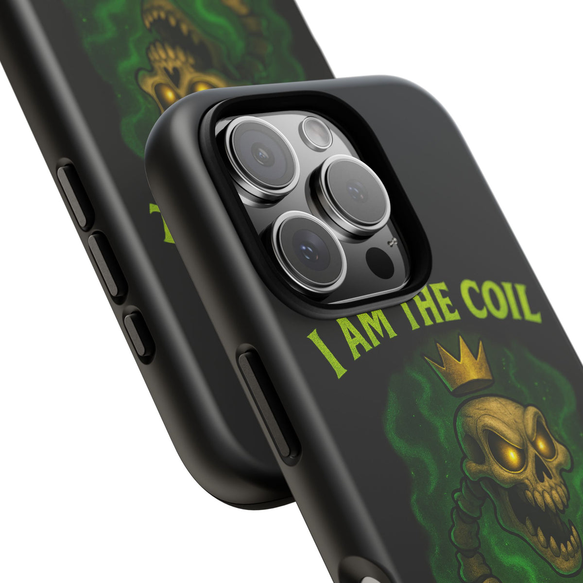 Tough Cases — “I Am The Coil In Your Nightmares” Skull Snake Shockproof Phone Case