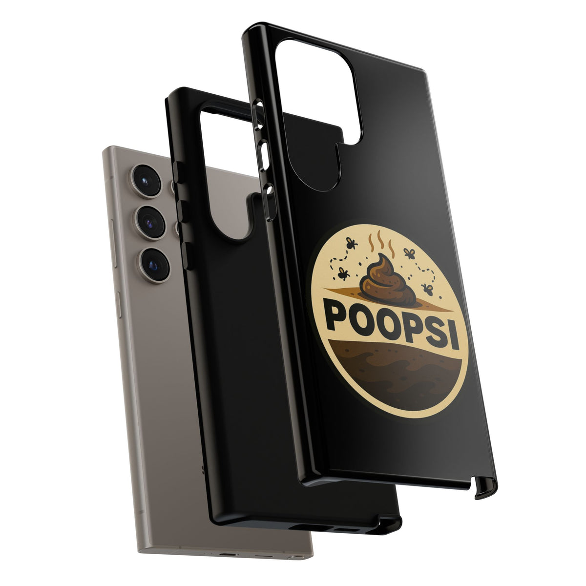 Phone Case — 'POOPSI' Funny Poop Logo Protective Cover