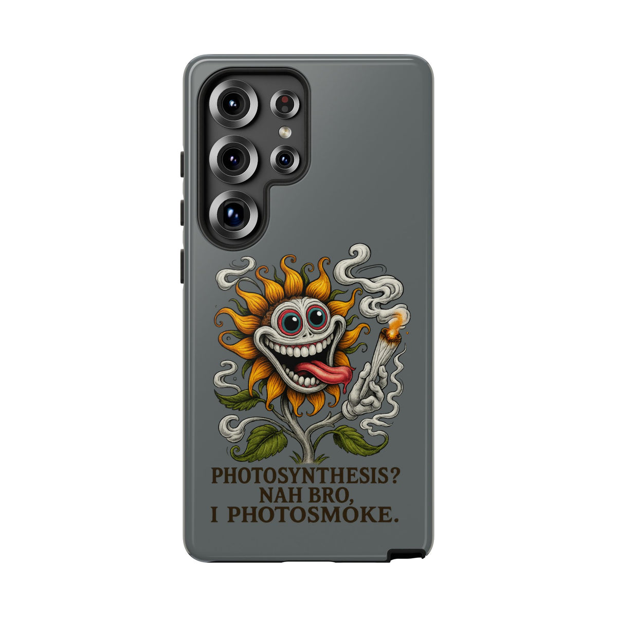 Photosmoke Sunflower Phone Case — Funny Stoner Botanical iPhone Cover
