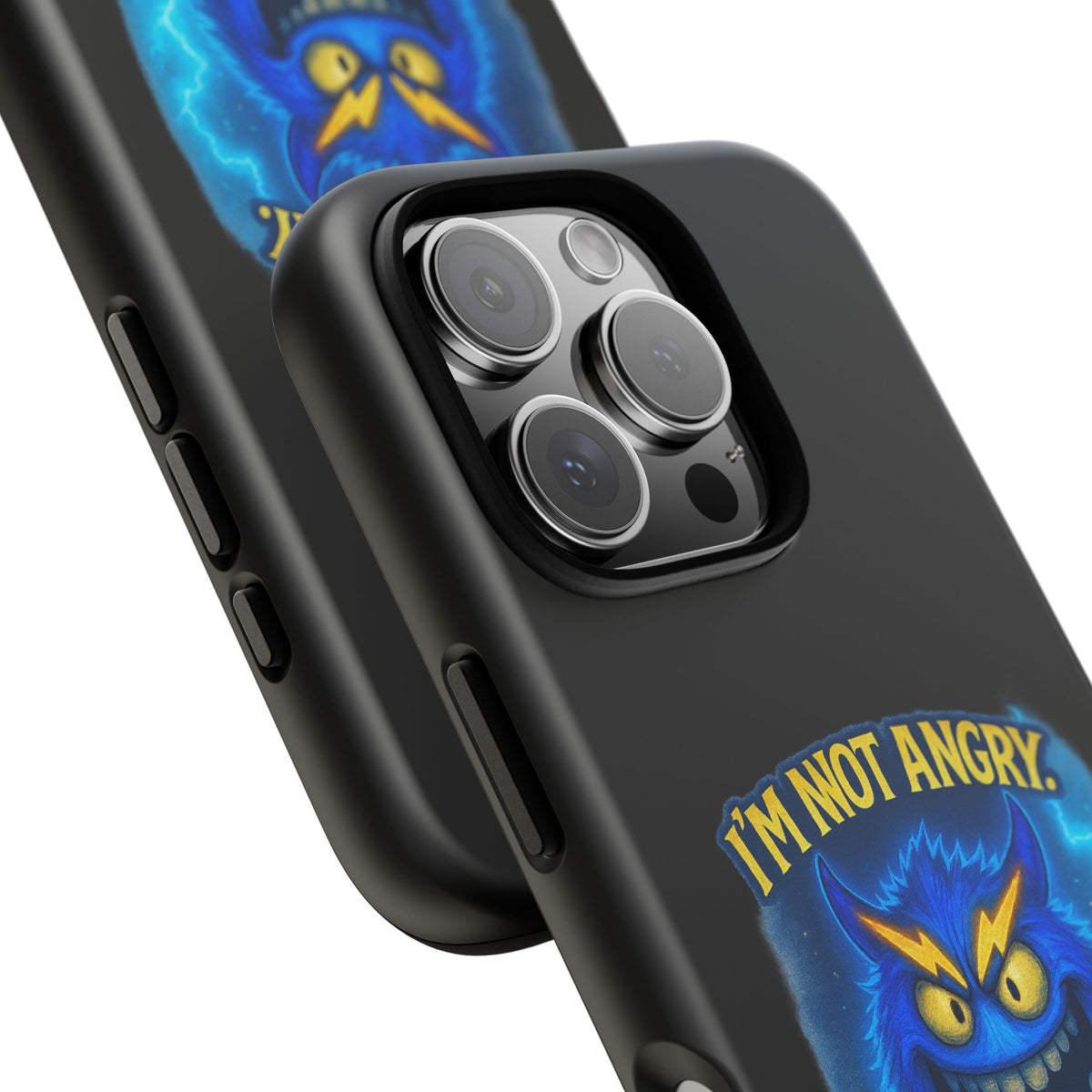 Phone Case - "I'm Not Angry, I'm Fully Charged" Electric Monster Protective Cover