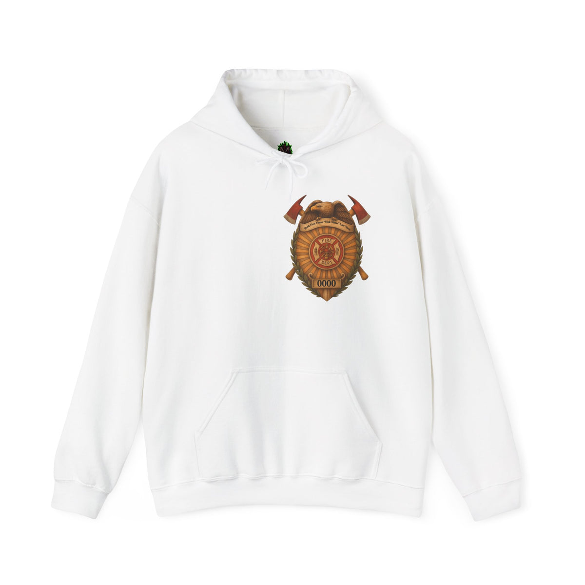 Heat of Danger Firefighter Hoodie