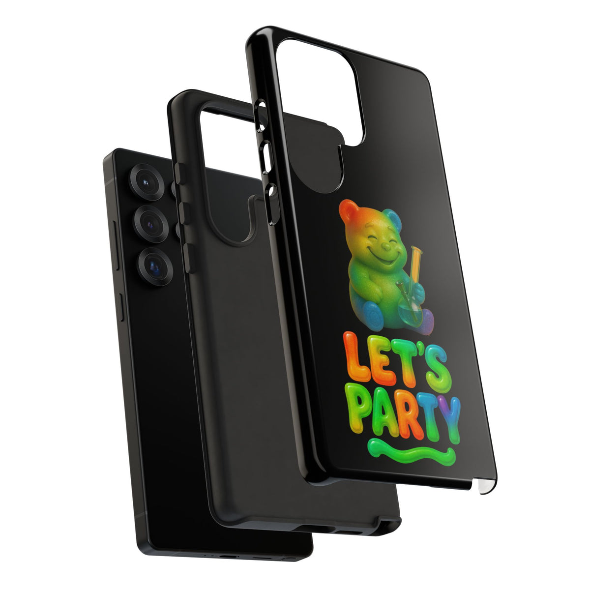 Let's Party Rainbow Bear Phone Case