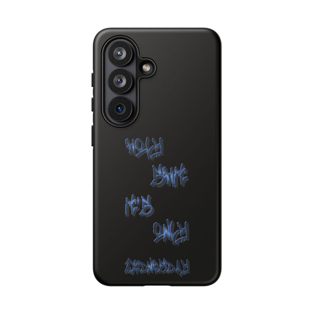 Phone Case — Blue Neon Graffiti "Tough Cases" Protective Cover