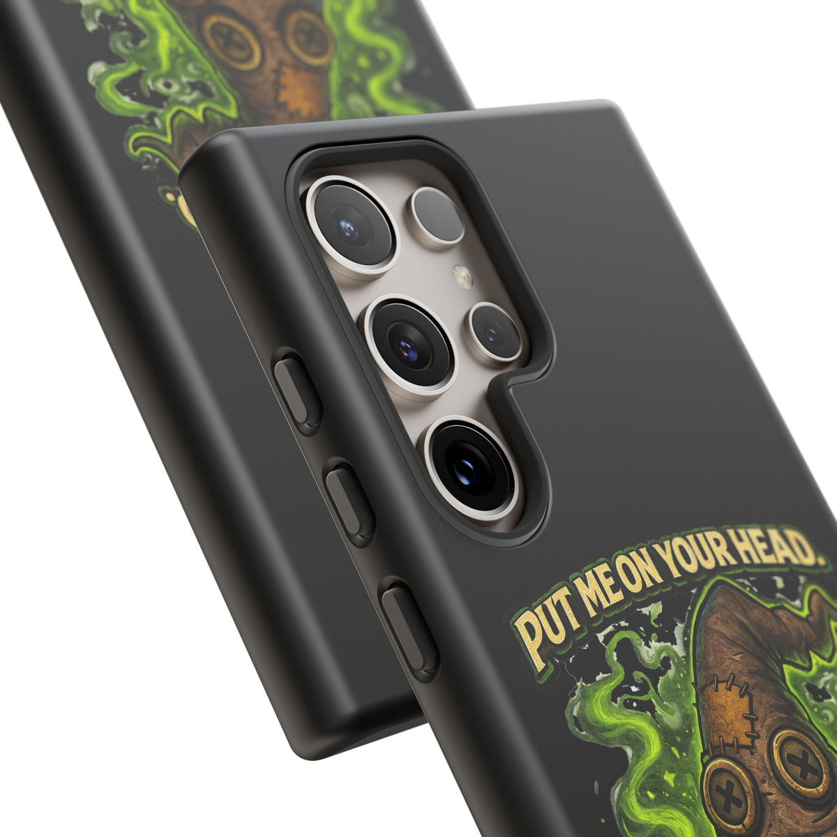 Phone Case — “Put Me On Your Head, I Double Dare You” Scary Witch Hat Design