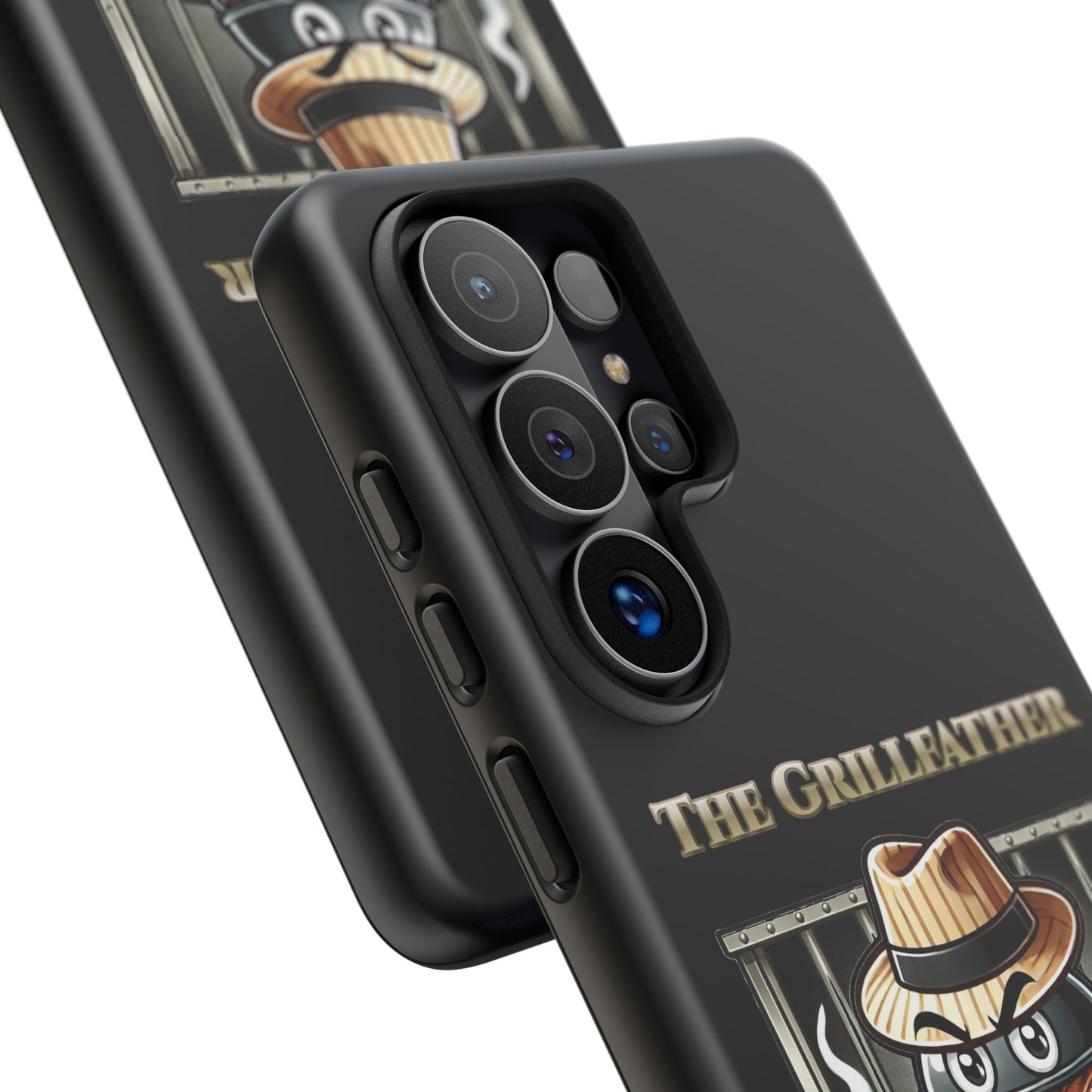 Grillfather Personalized Phone Case — Funny BBQ Smoker Design