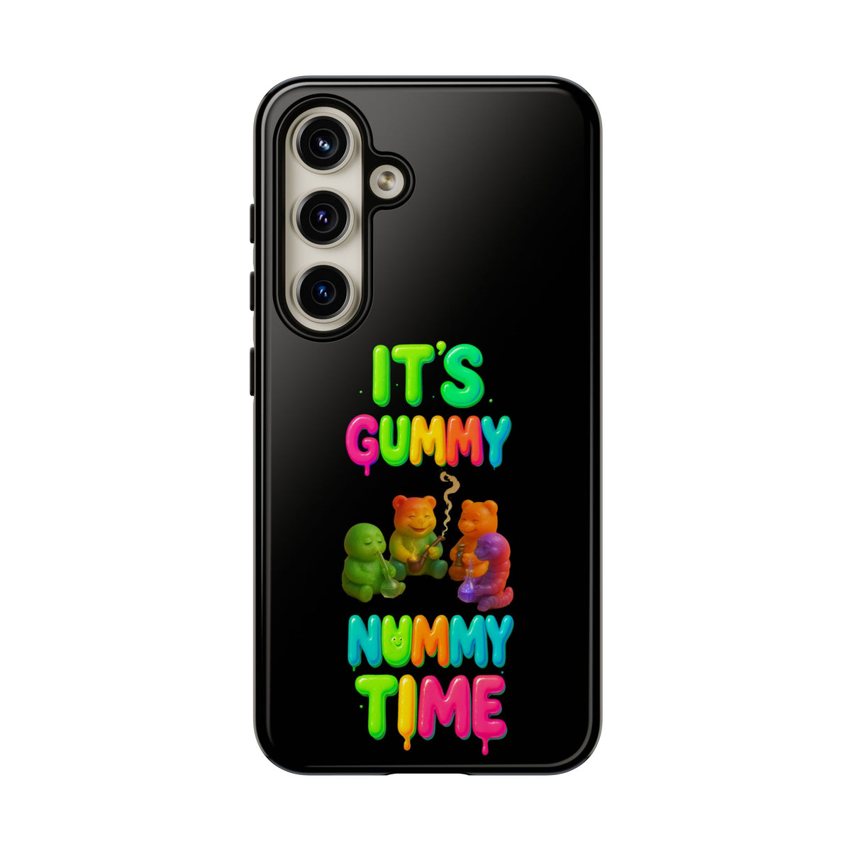 It's Gummy Nummy Time Phone Case — Colorful Gummy Bears Protective Case