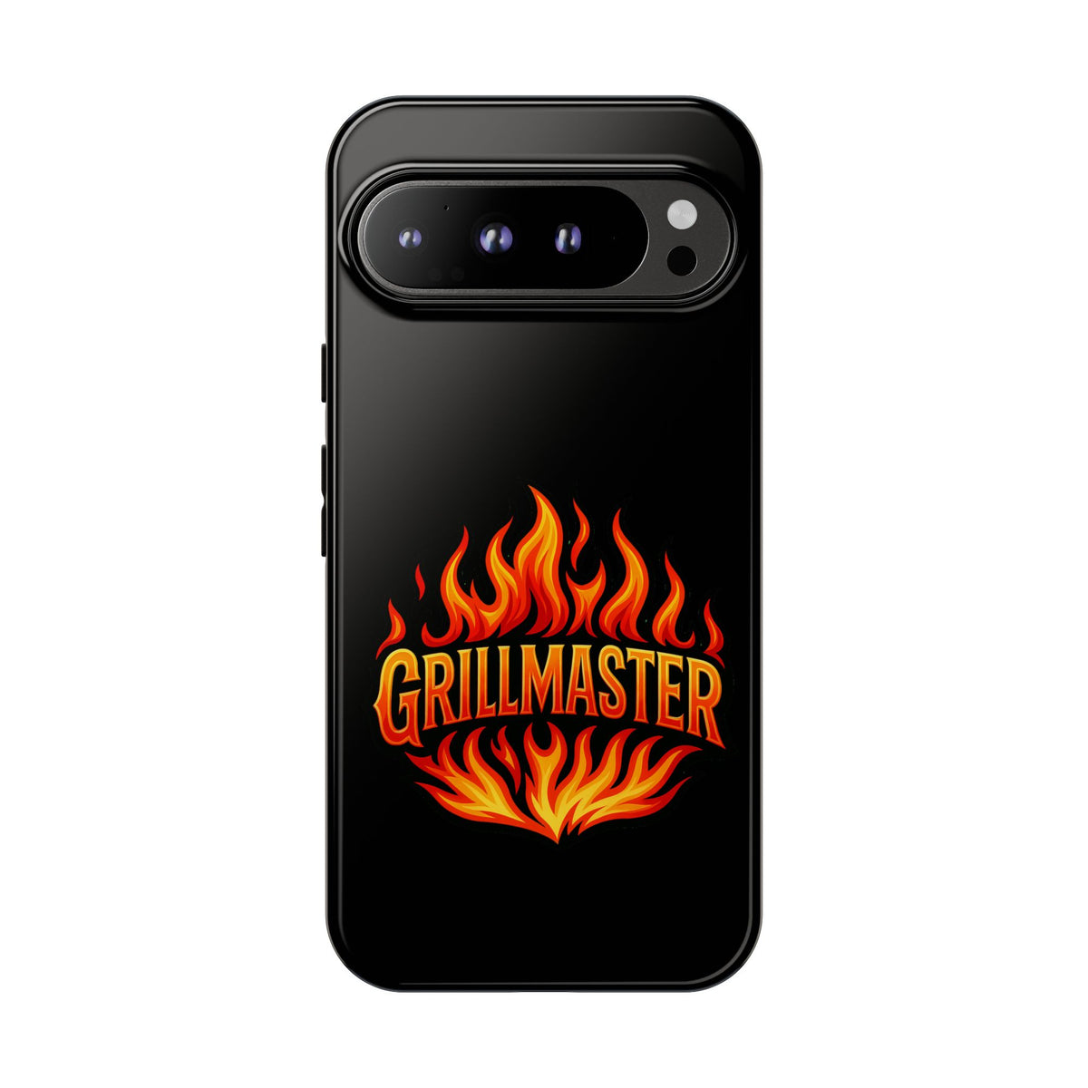 Grillmaster Phone Case — Flame Logo Protective iPhone Cover