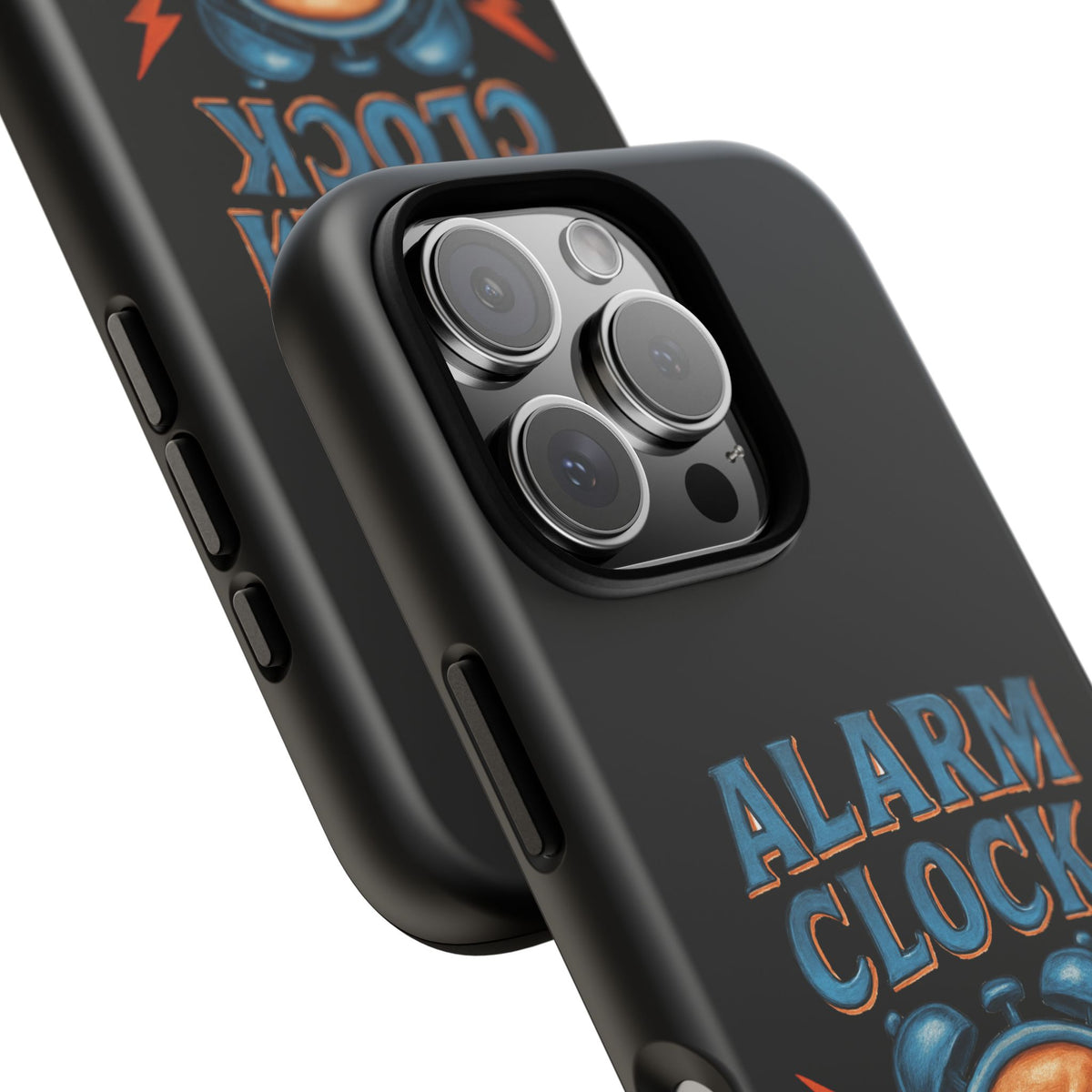 Phone Case — "Alarm Clock" Retro Screaming Clock Protective Cover