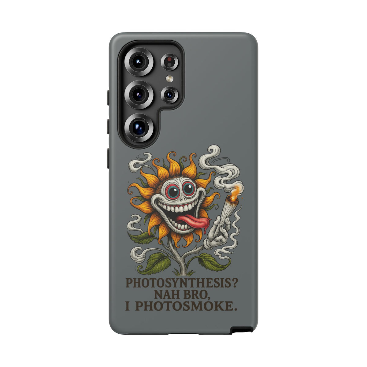 Photosmoke Sunflower Phone Case — Funny Stoner Botanical iPhone Cover