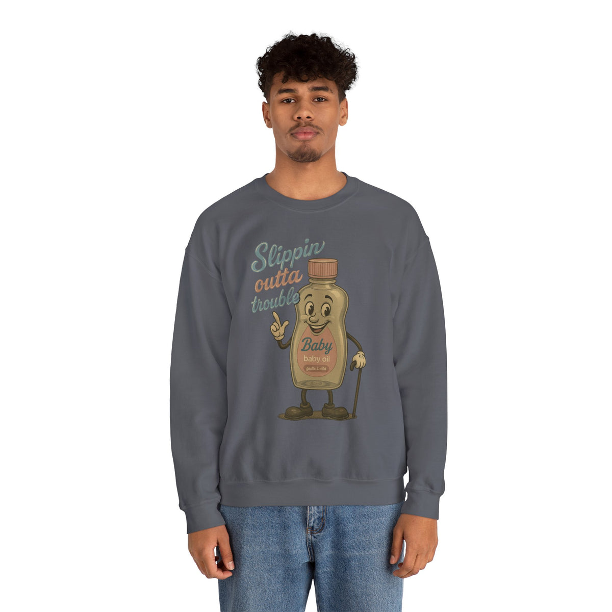 Slippin' Outta Trouble Crewneck