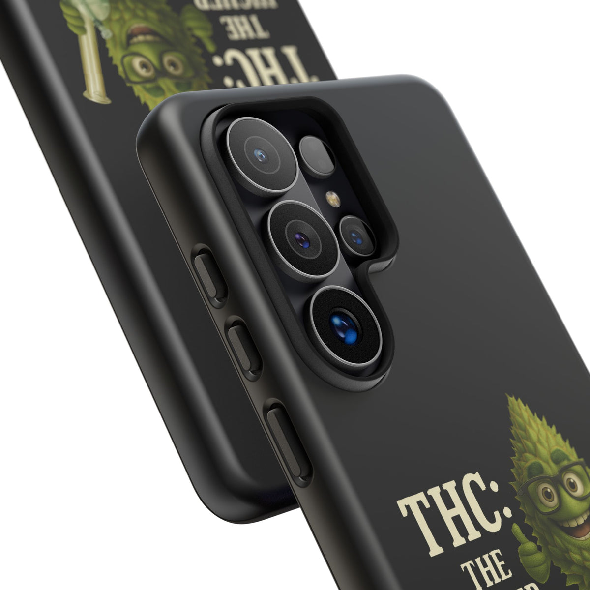 THC The Higher Curriculum Phone Case – Funny Cannabis Nug Cartoon iPhone Case