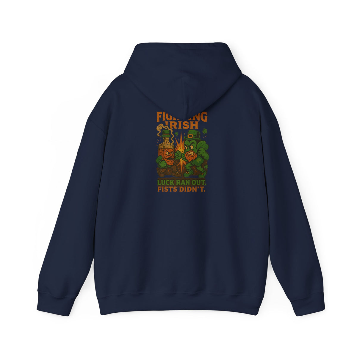 Irish Fighting Leprechaun Hoodie – St. Patrick's Day Shamrock Sweatshirt