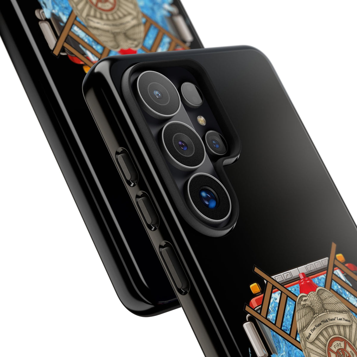 Firefighter Badge Phone Case – Maltese Cross Rescue Design