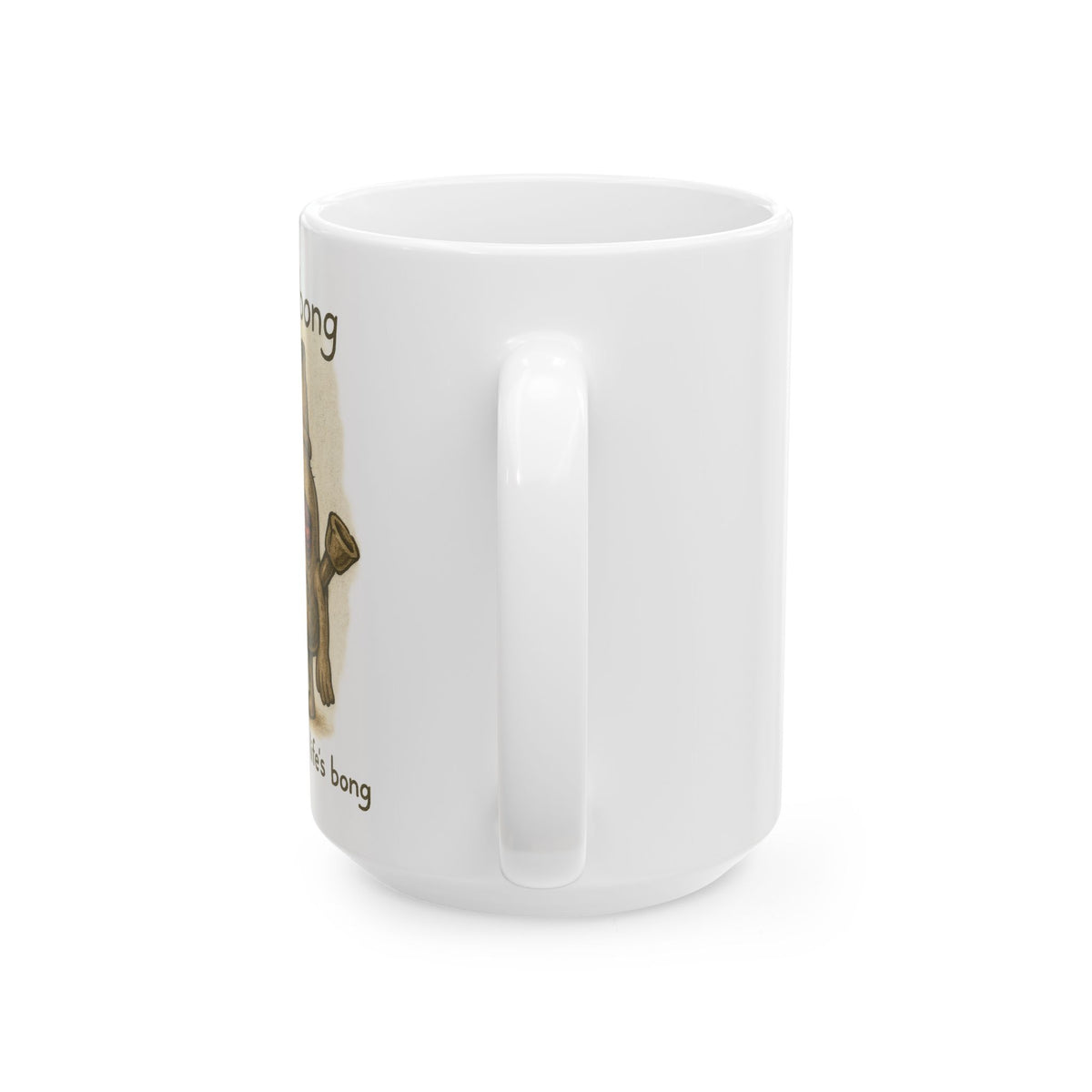 Coffee Mug — Funny Bong Cartoon Design (11oz, 15oz)