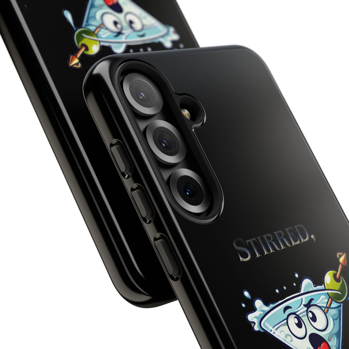 Stirred Not Shaken Phone Case — Funny Martini Cocktail Design