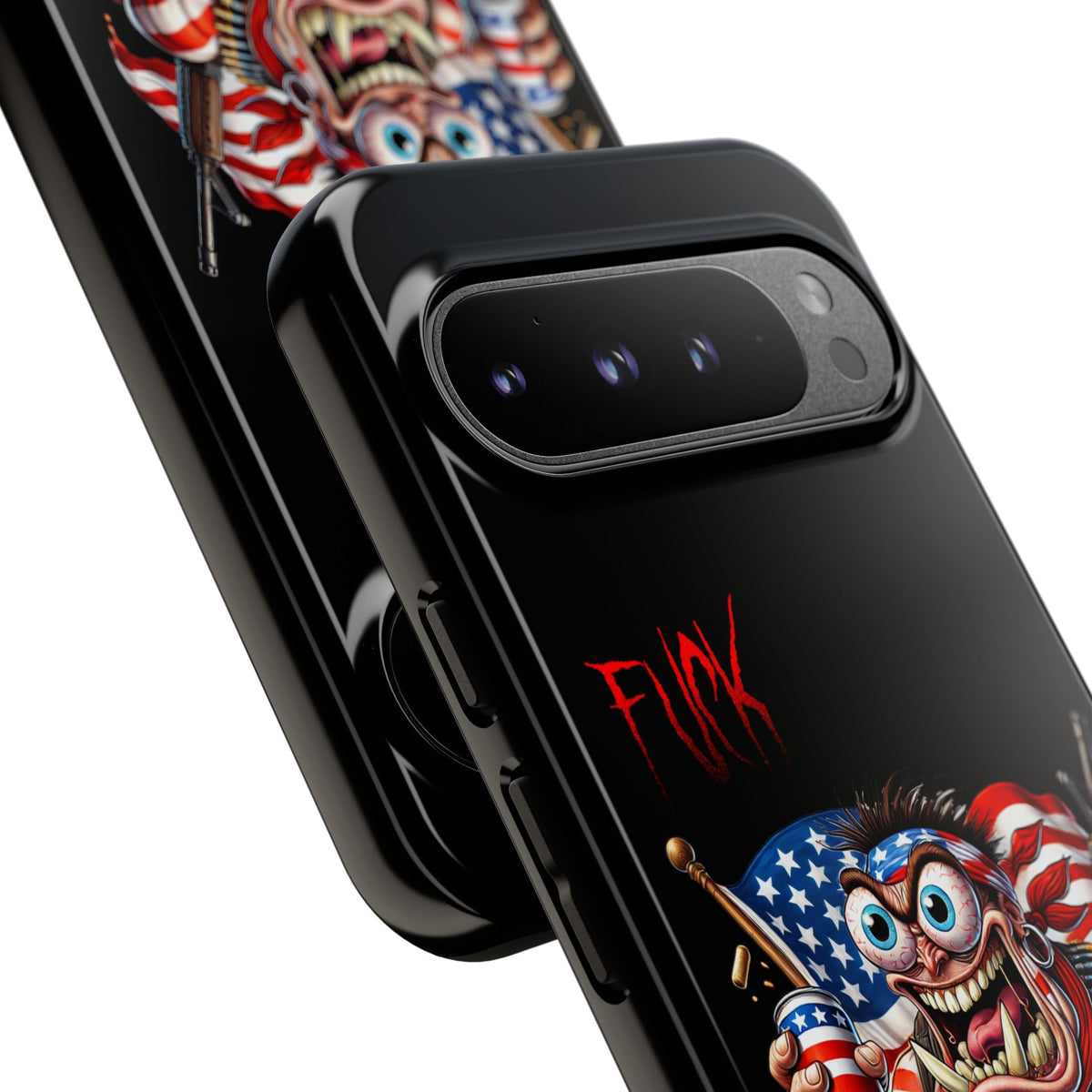 Patriotic Madman Phone Case — 'Funk Yea' USA Flag Tough Case