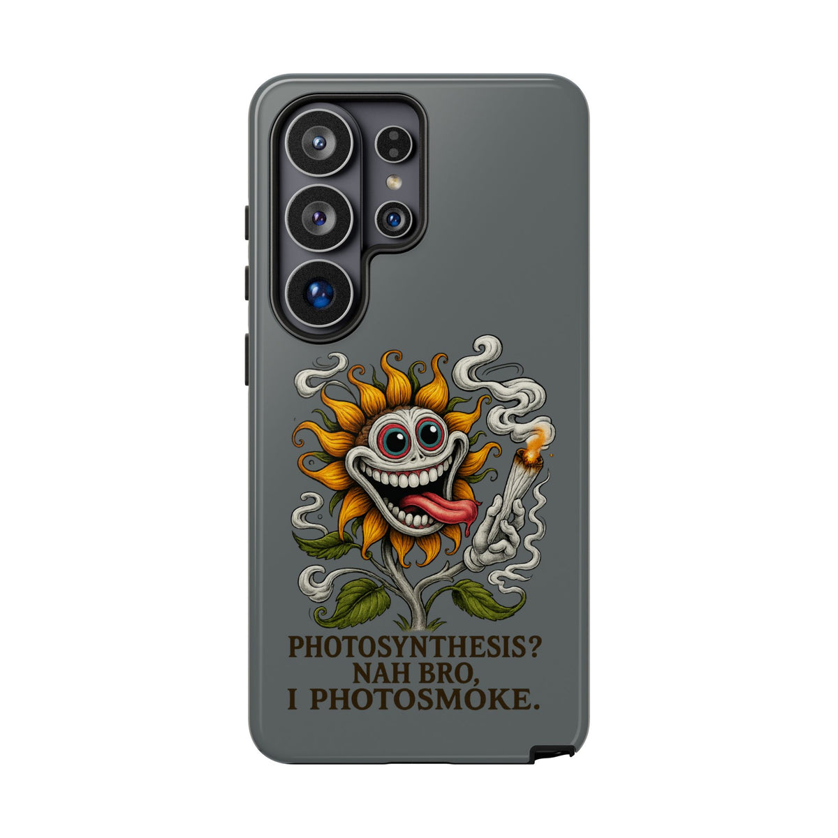 Photosmoke Sunflower Phone Case — Funny Stoner Botanical iPhone Cover