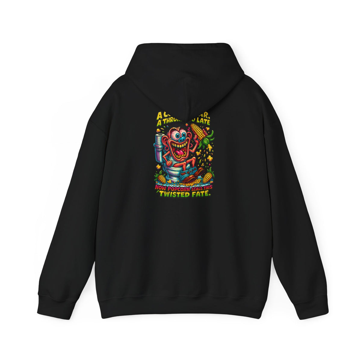 Twisted Fate Clown Hoodie – Retro Horror Skate Graphic Sweatshirt