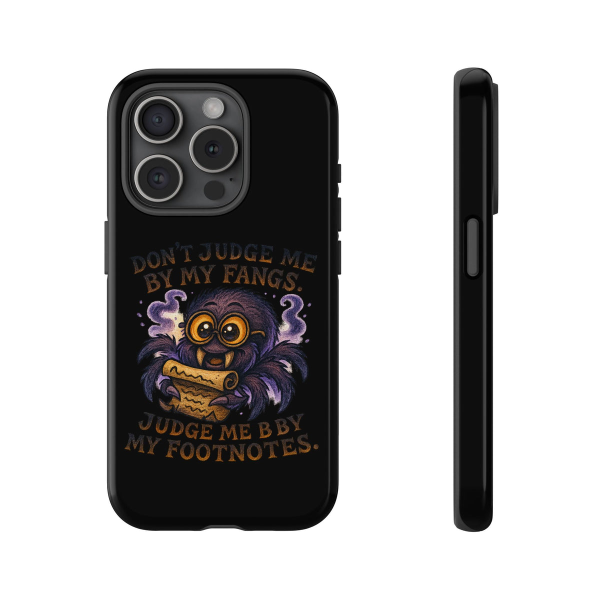 Phone Case — Fiery One-Eyed Demon with "I See Your Soul... And It's Disappointing"