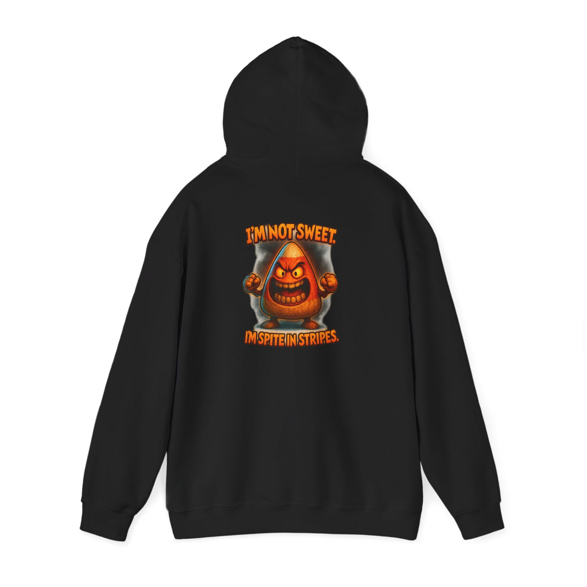 Hoodie — Angry Gnome Graphic "I'm No Gnome, In Spite of Stripes"