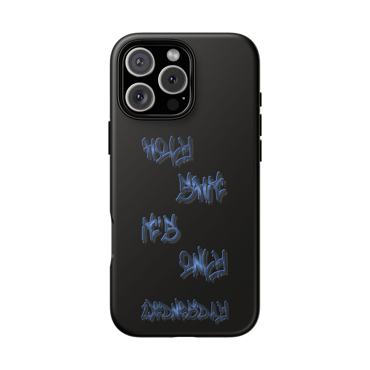 Phone Case — Blue Neon Graffiti "Tough Cases" Protective Cover