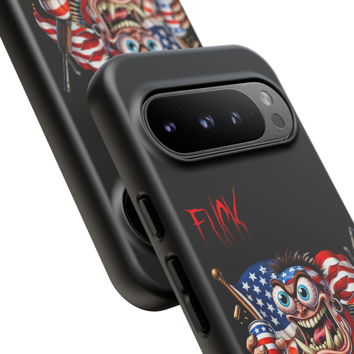 Patriotic Madman Phone Case — 'Funk Yea' USA Flag Tough Case