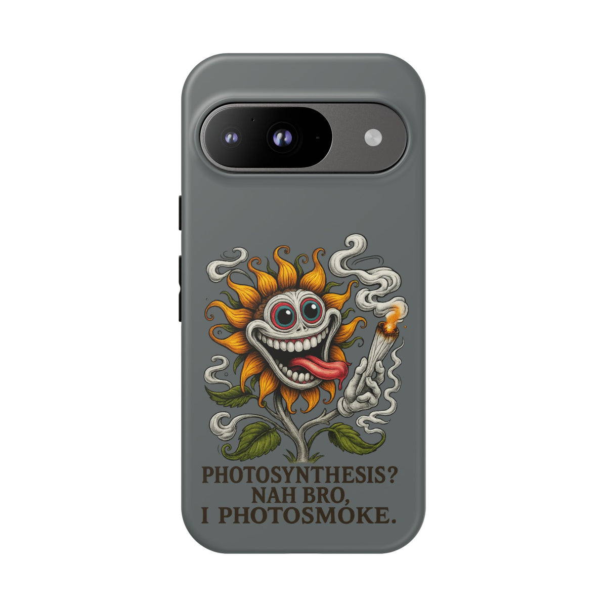 Photosmoke Sunflower Phone Case — Funny Stoner Botanical iPhone Cover