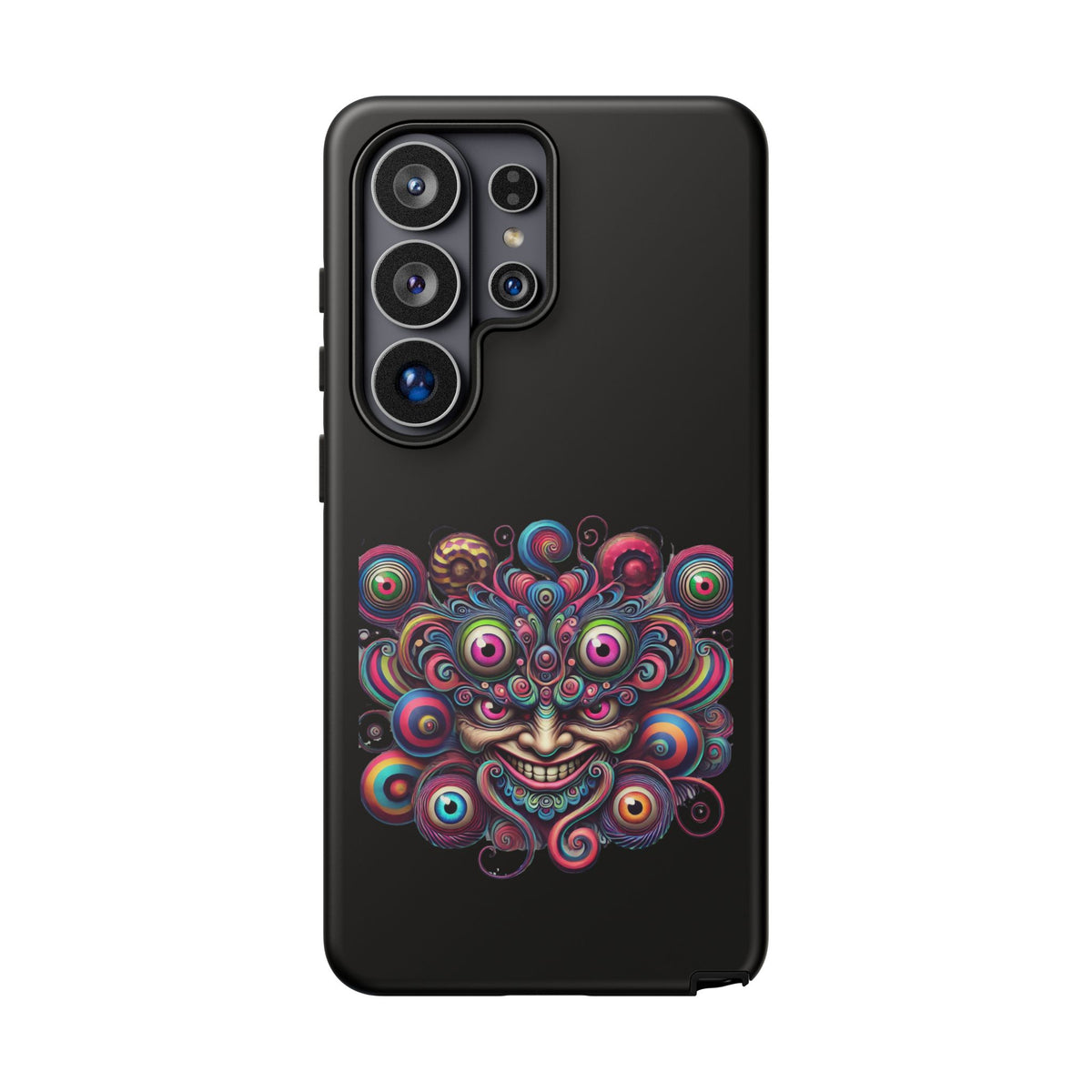 Psychedelic Smiling Eye Cluster Phone Case