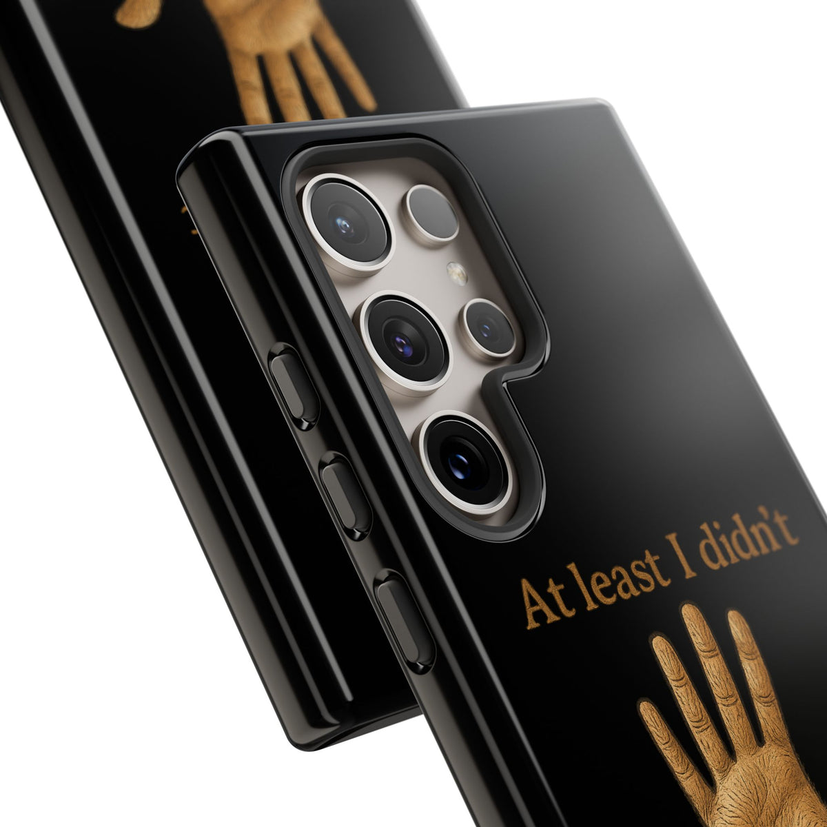 Phone Case — "At Least I Didn't Go Blind" Hand Graphic Protective Cover