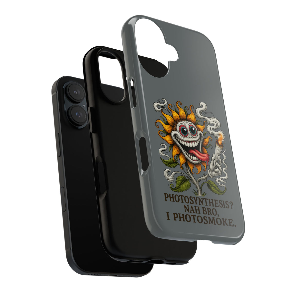 Photosmoke Sunflower Phone Case — Funny Stoner Botanical iPhone Cover