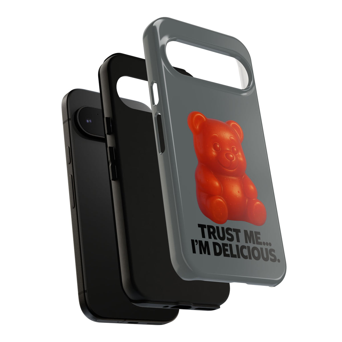 Phone Case — Red Gummy Bear 'Trust Me... I'm Delicious' Protective Case