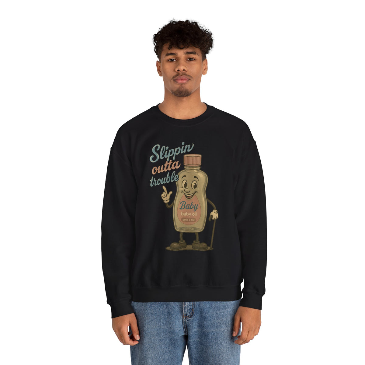 Slippin' Outta Trouble Crewneck