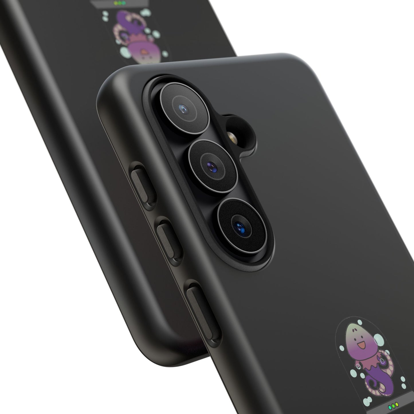 Phone Case — 'Got Protection?' Cute Purple Alien Anti-Shock Protective Cover