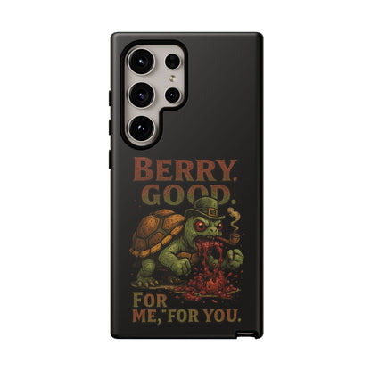 Phone Case — 'Berry Good' Zombie Turtle Graphic Tough Protective Case