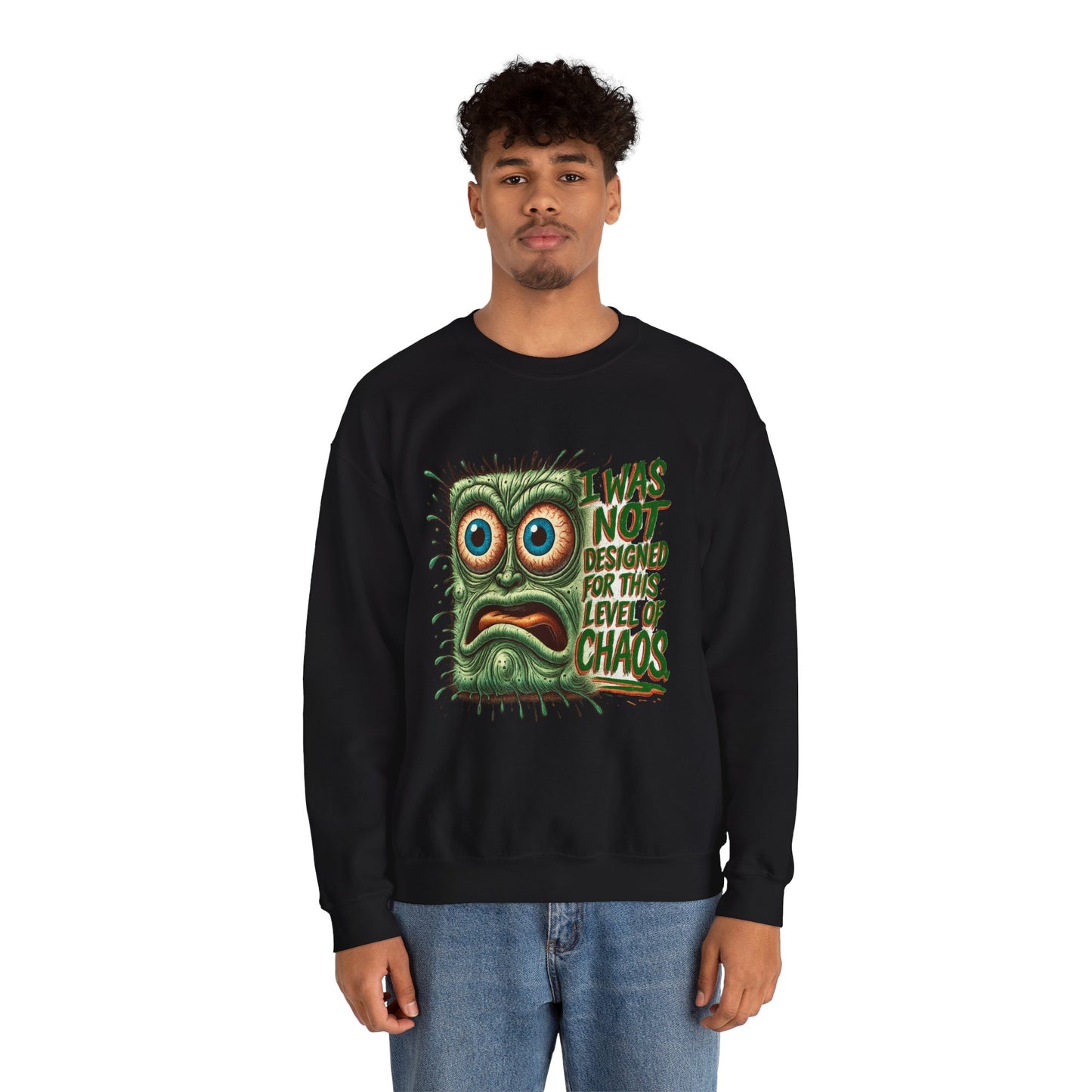 Chaos Pad – Overwhelmed Maxipad Crewneck