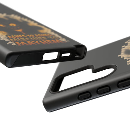 Phone Case — 'Ashes to Ashes, Mischief to Mayhem' Spooky Ghost Protective Case
